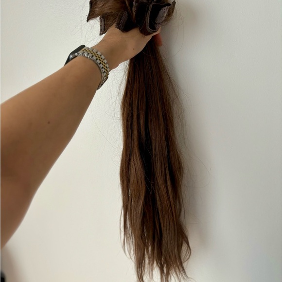 Bellami hair extensions chocolate brown - Picture 5 of 6